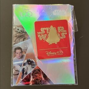 Disney 100 Years of Wonder Star Wars Stamp Pin, Korea, Darth Vader, New. (SW-4)